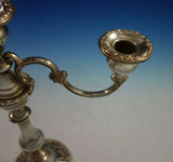 Chantilly by Gorham Sterling Silver Duchess Candelabra Pair 3-Light #750 (#2993)