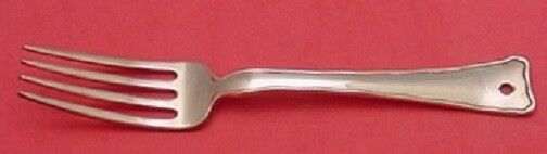 Lap Over Edge Plain By Tiffany Dinner Fork Lap Over Front Square Rare, Copper