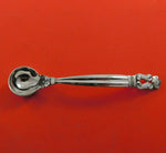 Acorn by Georg Jensen Sterling Silver Salt Spoon 4 5/8" Vintage
