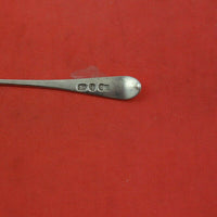 English Georgian Sterling Silver Salt Spoon Master w/engraved lion c.1771 London