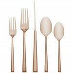 Malmo Rose Gold by Kate Spade Stainless Flatware Set Service for 6 New 30 pcs