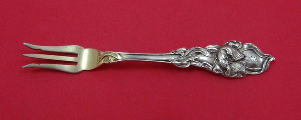 Tulip by Fessenden Sterling Silver Oyster Fork Gold Washed 5"