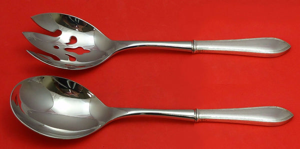 Reeded Edge by Tiffany and Co Sterling Silver Salad Serving Set 2pc HHWS Custom