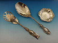 Lucerne by Wallace Sterling Silver Flatware Set Service Fitted Box 205 Pieces