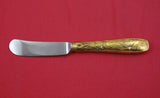 Audubon by Tiffany and Co Sterling Silver Butter Spreader HH 6" vermeil