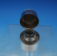 Shreve Sterling Silver Inkwell Beaded with Glass Insert 1 3/4" x 1 1/2" (#6562)