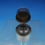 Shreve Sterling Silver Inkwell Beaded with Glass Insert 1 3/4" x 1 1/2" (#6562)