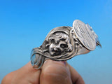 Cupid Sunbeams by Unger Sterling Silver Napkin Ring Original 1 7/8" x 1 7/8"