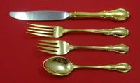 Legato Vermeil By Towle Sterling Silver Regular Size Place Setting(s) 4pc Gold