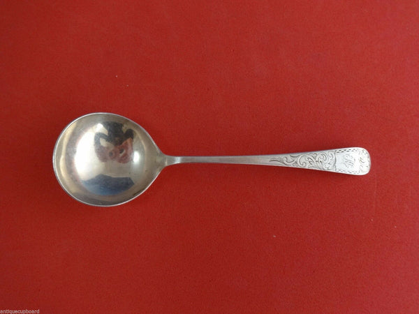 Mayflower by Unknown Coin Silver Bouillon Soup Spoon 5 1/4"