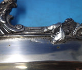 Seligmann Austrian .800 Silver Tea Tray w/ Hand Engraved Flowers Leaves (#6066)