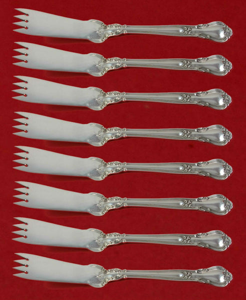 Chantilly by Gorham Sterling Silver Escargot Fork Set 8pc Custom Made Unusual