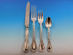 Royal by Puiforcat France Sterling Silver Flatware Set Service 16 pcs Dinner