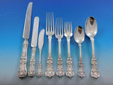 English King by Tiffany Sterling Silver Flatware Set Service 100 pc Dinner Boxed