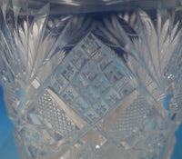 Richelieu by Tiffany and Co Sterling Silver Tobacco Jar with Cut Crystal (#5317)