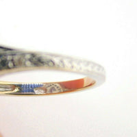 18k White Gold Marquise Genuine Natural Diamond and Sapphire Halo Ring  (#J4013)