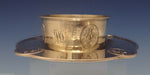 Gorham Sterling Silver Child'S Bowl & Underplate w/8 Figural Medallions (#0419)