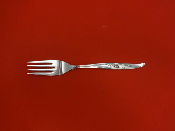 Rose Ballet by International Sterling Silver Salad Fork 6 3/4" Vintage Flatware