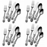 Lion by Wallace Stainless Steel Flatware Set for 12 Service 111 Pieces New