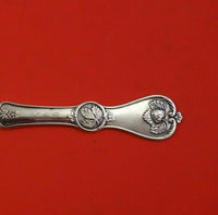 Strawberry by Durgin Sterling Silver Master Butter Flat Handle Bright-Cut 6 7/8"
