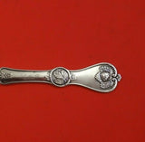 Strawberry by Durgin Sterling Silver Master Butter Flat Handle Bright-Cut 6 7/8"