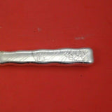 Lap Over Edge Acid Etched by Tiffany Sterling Silver Dinner Knife with Cicada