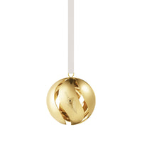 2022 Georg Jensen Christmas Holiday Ornament Ball Gold - New - 10020118