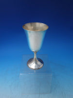 Amston Sterling Silver Water Goblet 6 3/8" Tall #71 Vintage Plain (#6340)