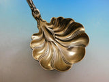 Lily by Whiting Sterling Silver Oyster Ladle Gold Washed 10 1/4" Vintage Server