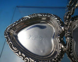 Cupid by Shiebler Sterling Silver Nut Cup Double Sided Heart Shape (#5898)