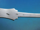 Medallion by Wood & Hughes Sterling Silver Soup Serving Ladle Gold Washed 14"