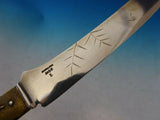 Kozuka by Gorham Sterling Silver Bronze Fish Knife Men in Boat Birds Butterflies