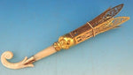 Gilt Bronze Tussie Mussie Posey Posy Holder with Petal Pierced Cup (#J1279)