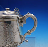 John Evans English Sterling Silver Mustard Pot w/Lid and Handle c.1846 (#3869)