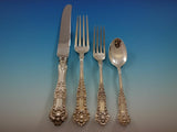 Queens by Birks Sterling Silver Flatware Set Dinner Service 37 pieces Canadian