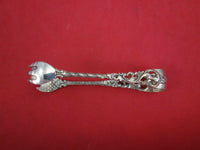 Dobbel Rokokko by Brodrene Lohne Norwegian Sterling Silver Sugar Tong 3 1/2"