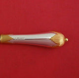 Asprey and Garrard English Sterling Silver Regular Knife / Dessert Knife w/ Gold
