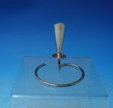 JC Boardmann Silver Co Danish Sterling Silver Candle Holder Pair 3" x 3" (#5892)