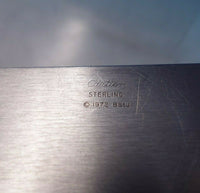 Cartier Sterling Silver Sugar Cube Holder with Wood Handle 2.3 ozt. (#5955)