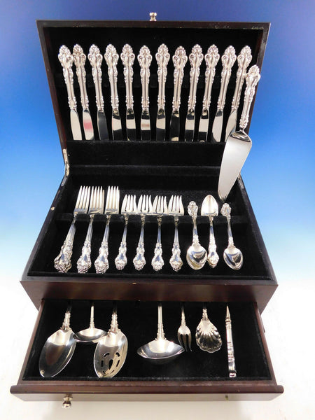 Spanish Baroque by Reed & Barton Sterling Silver Flatware Set Service 56 pieces