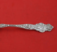 Irian by Wallace Sterling Silver Ice Spoon Pierced with Stars Fleur De Lis 9"