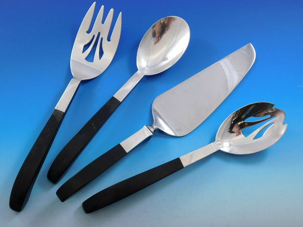 Contrast by Lunt Sterling Silver Essential Serving Set Large 4-piece