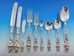 Les Six Fleurs Reed & Barton Sterling Silver Flatware Set Service 72 pcs Dinner