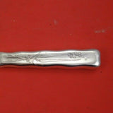 Lap Over Edge Acid Etched by Tiffany Sterling Silver Dinner Knife w/ Three Frogs