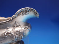 Gorham Sterling Silver Gravy Boat A1030 with Flowers Date Mark 1899 Old (#6935)