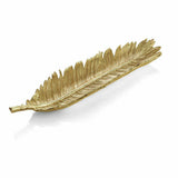 New Leaves Sago Palm by Michael Aram Gold  Goldtone Bread Plate - New