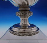 Swedish Sterling Silver Tazza Grape Design 4 1/2" x 8" 12.03 ozt. (#4902)