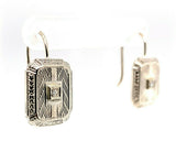 14k White Gold General Natural Diamond Earrings (#J5525)
