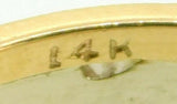14k Gold Retro Eternity Ring Band with .20ct Genuine Natural Diamonds (#J4117)