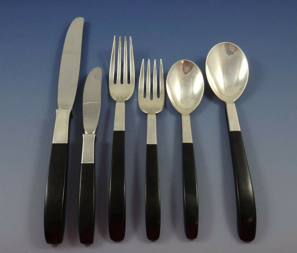 Contrast by Lunt Sterling Silver Flatware Set Service 36 Pieces Modernism
